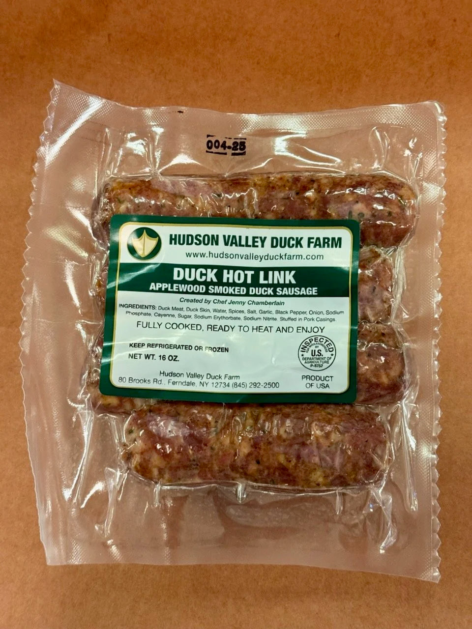 Smoked Hot Duck Links